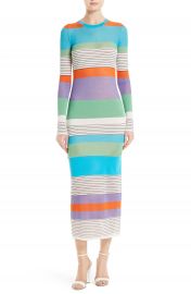 Diane von Furstenberg Colorblock Knit Midi Dress at Nordstrom